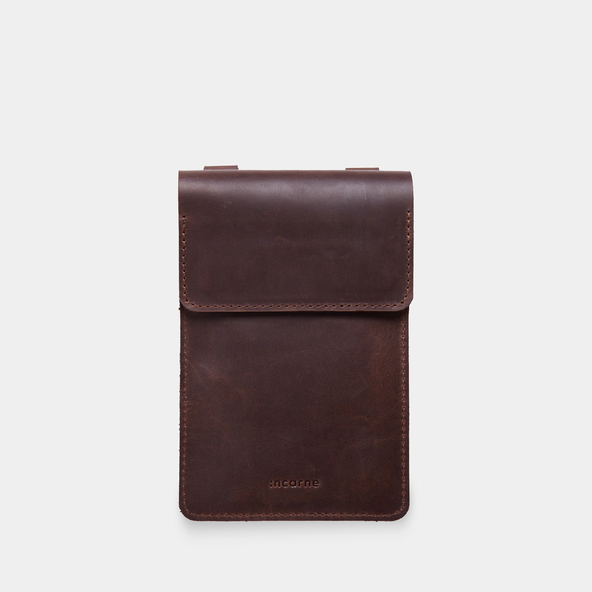 Smart Case Phone Bag Made from Vintage Leather
