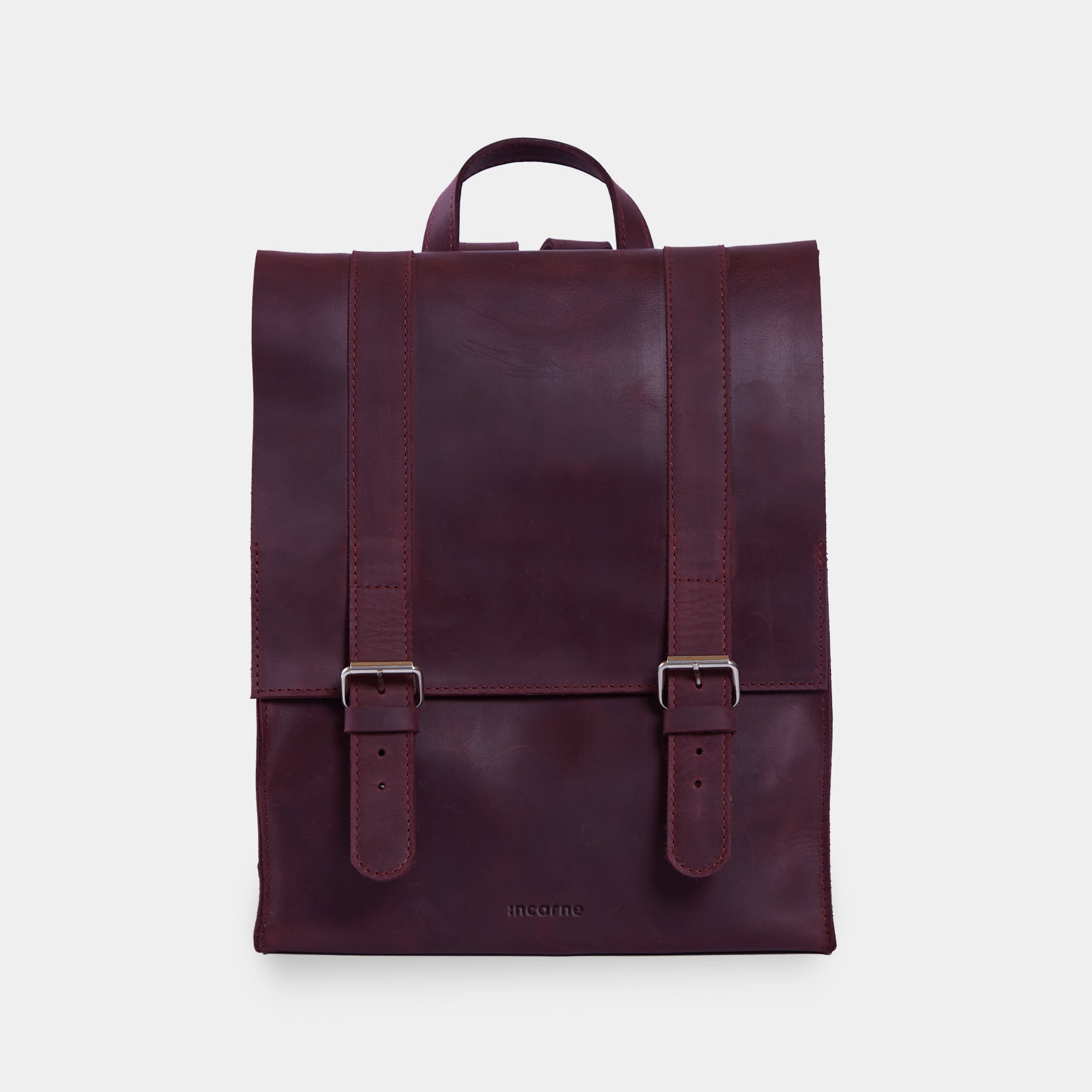 Rucsac Gloria din piele cu buzunar pentru laptop