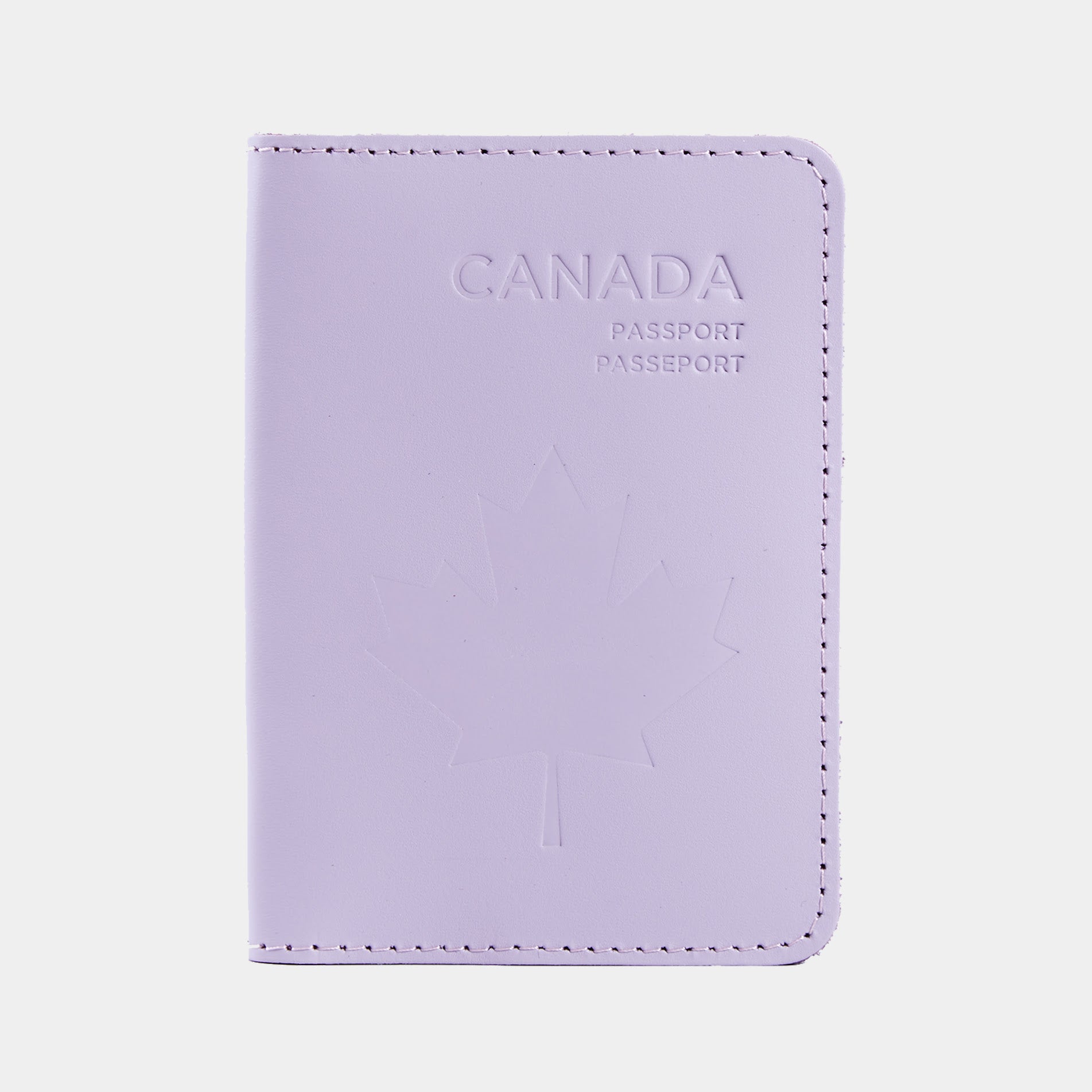 Passport cover with the national symbol of Canada