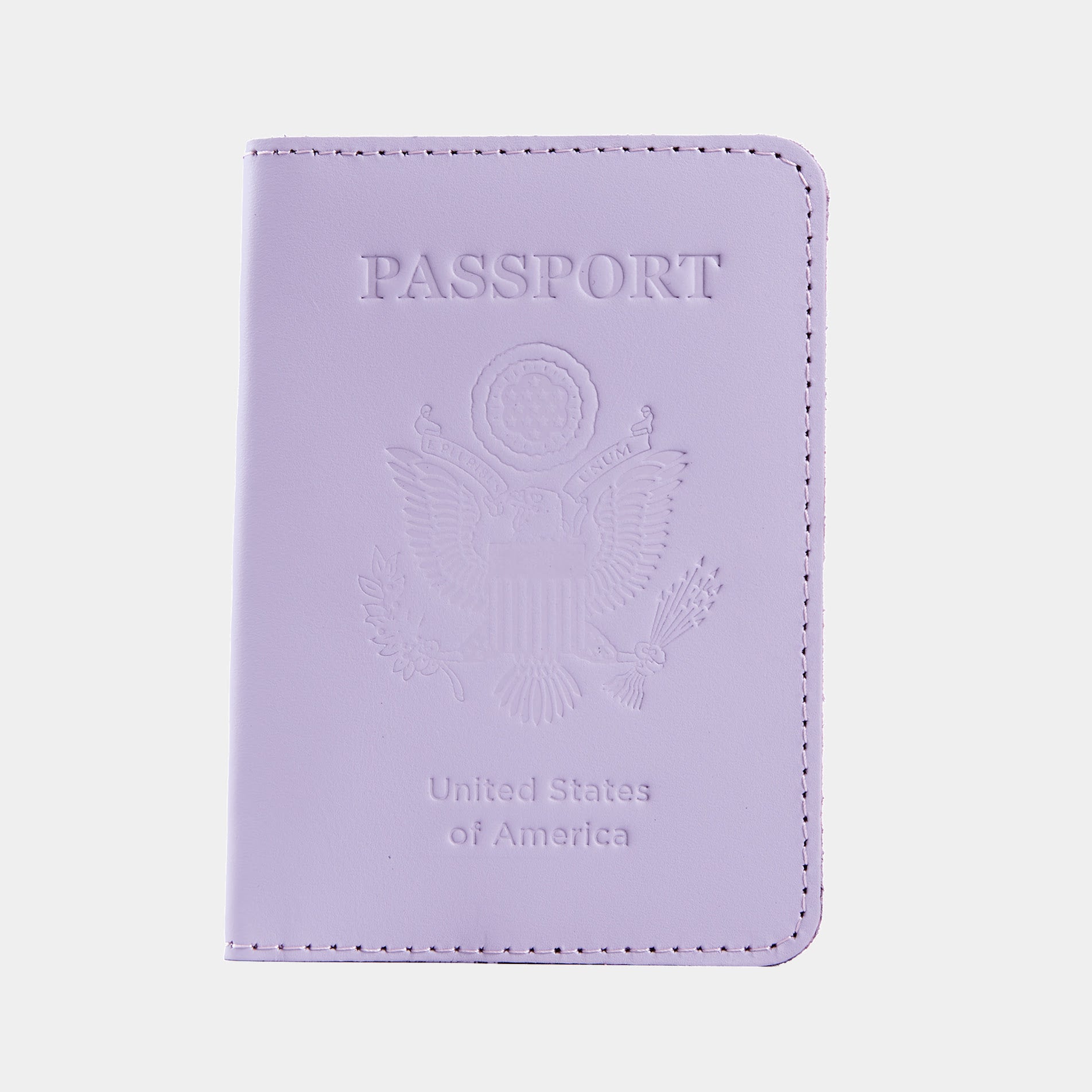 Passport Cover with the Great Seal of the United States Made from Classic Leather
