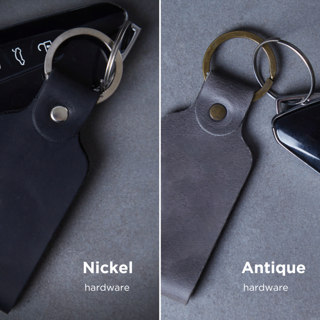 Gift set: driver's license cover + Key leather keychain