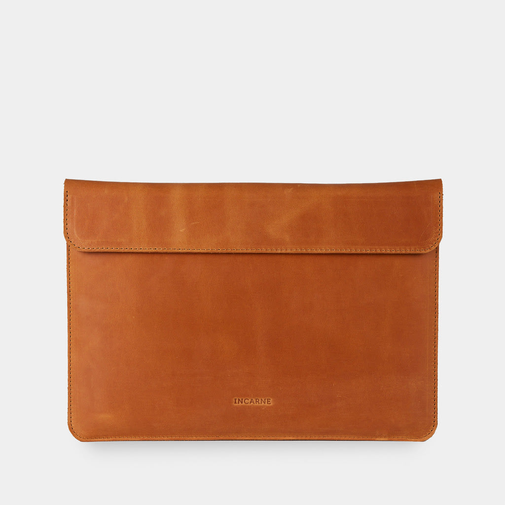 Husă pentru laptop Klouz, Cognac (vintage)