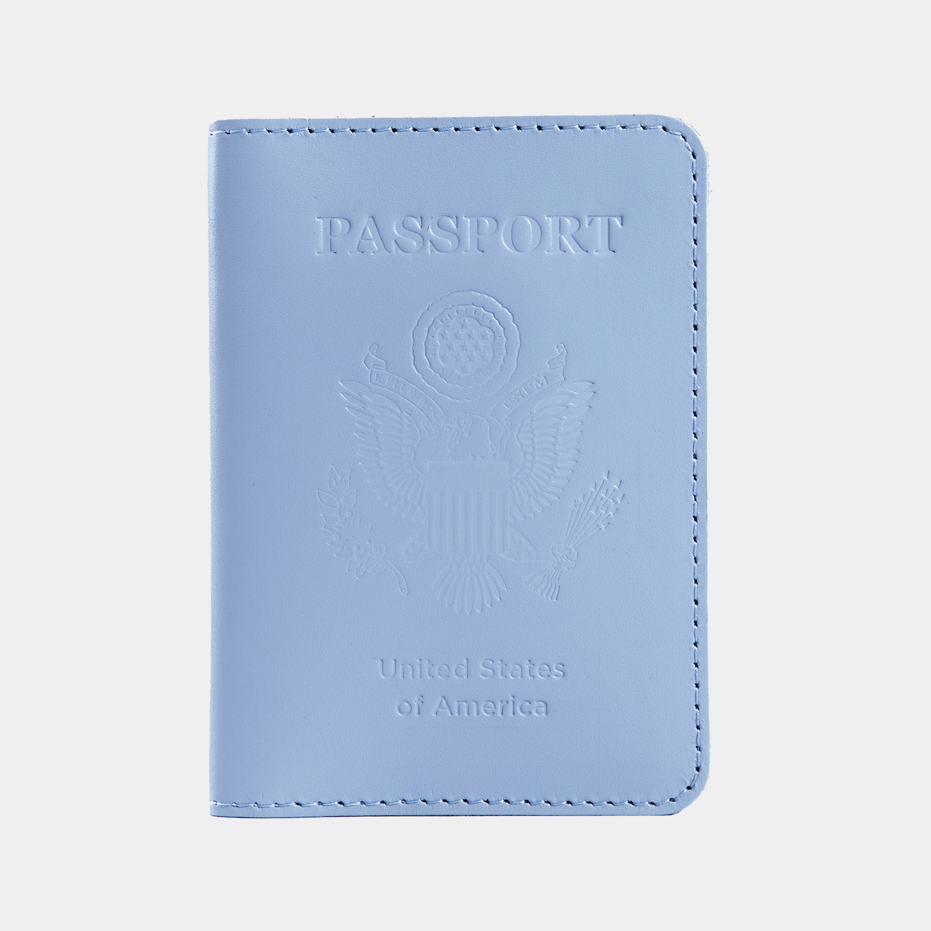 Passport cover with the national symbol of United States