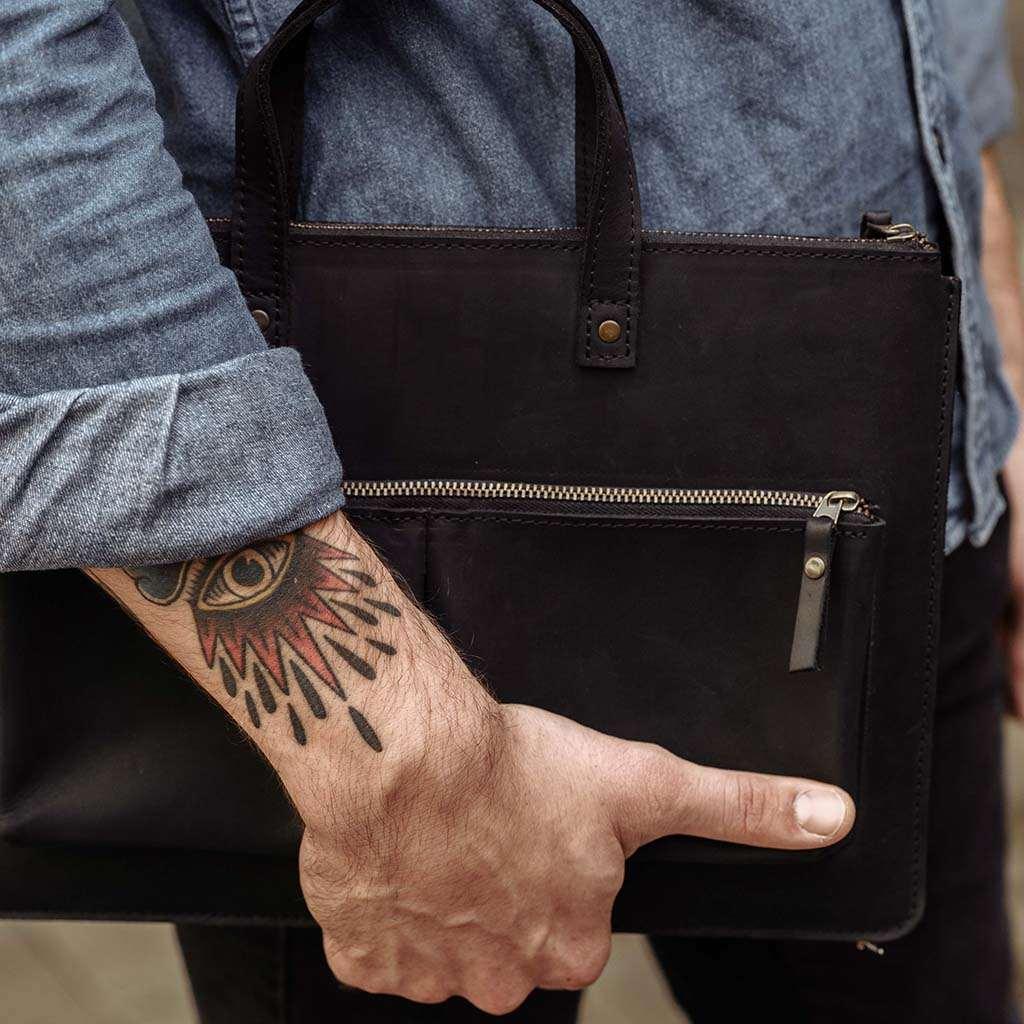 Brave Leather Laptop Sleeve - INCARNE® Global