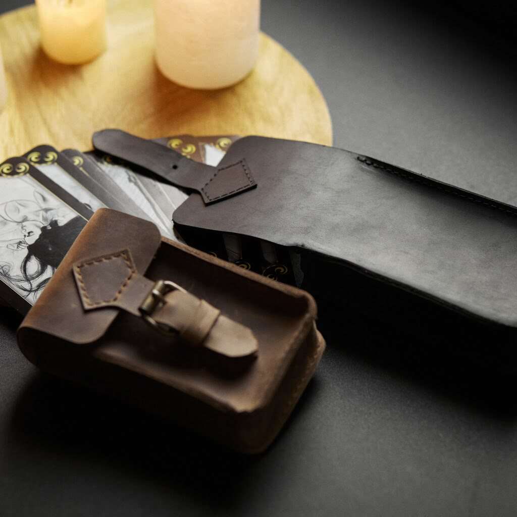 Leather Tarot Holder