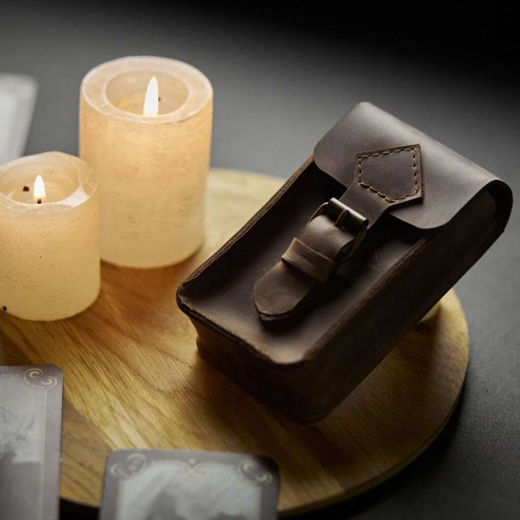 Leather Tarot Holder
