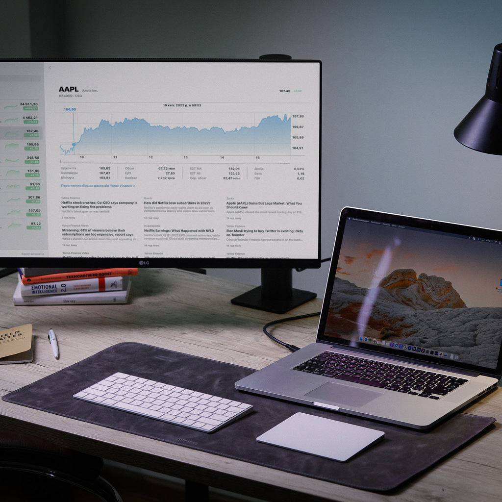 ProDesk vintage leather desk pad