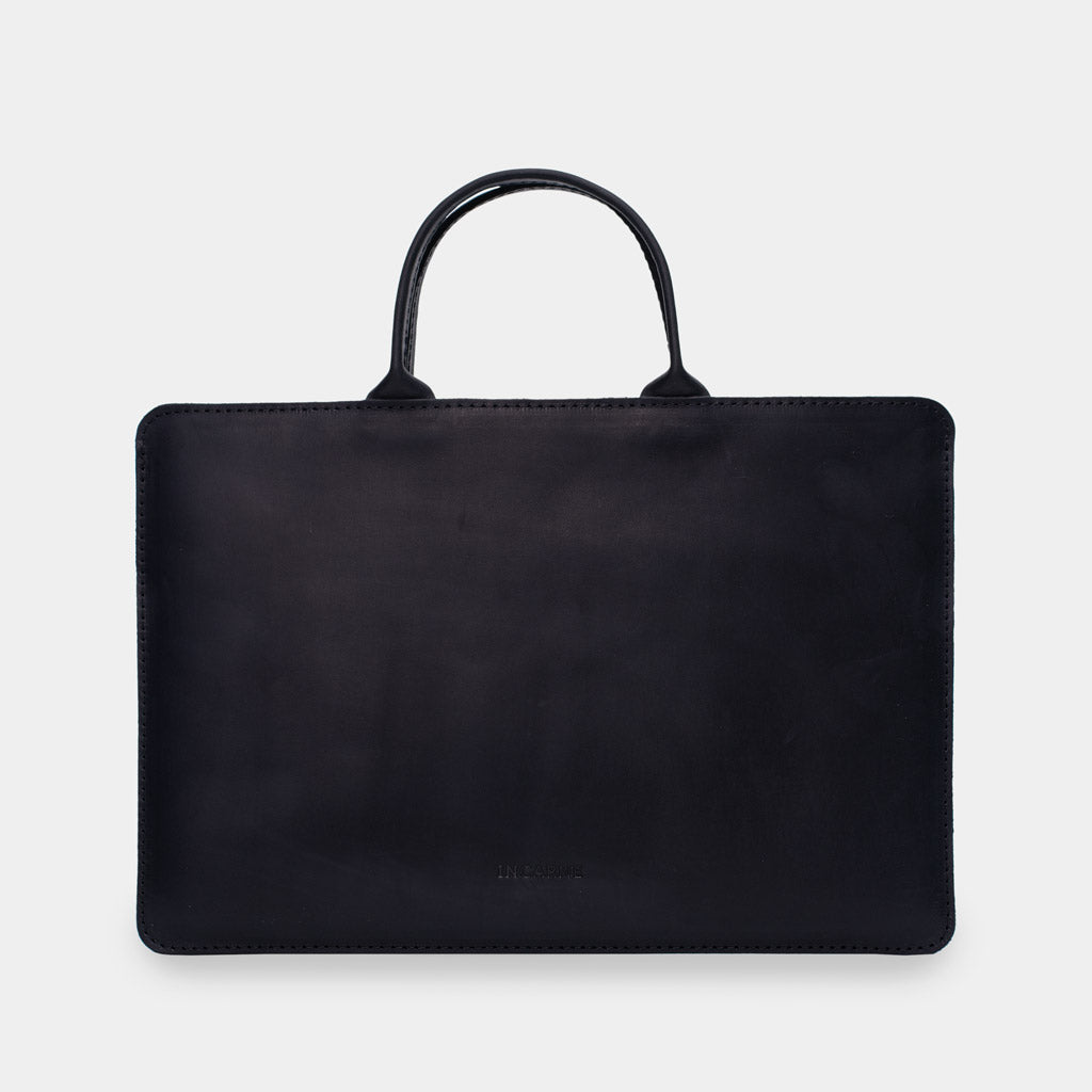 Skórzane etui na laptopa Stem z uchwytami