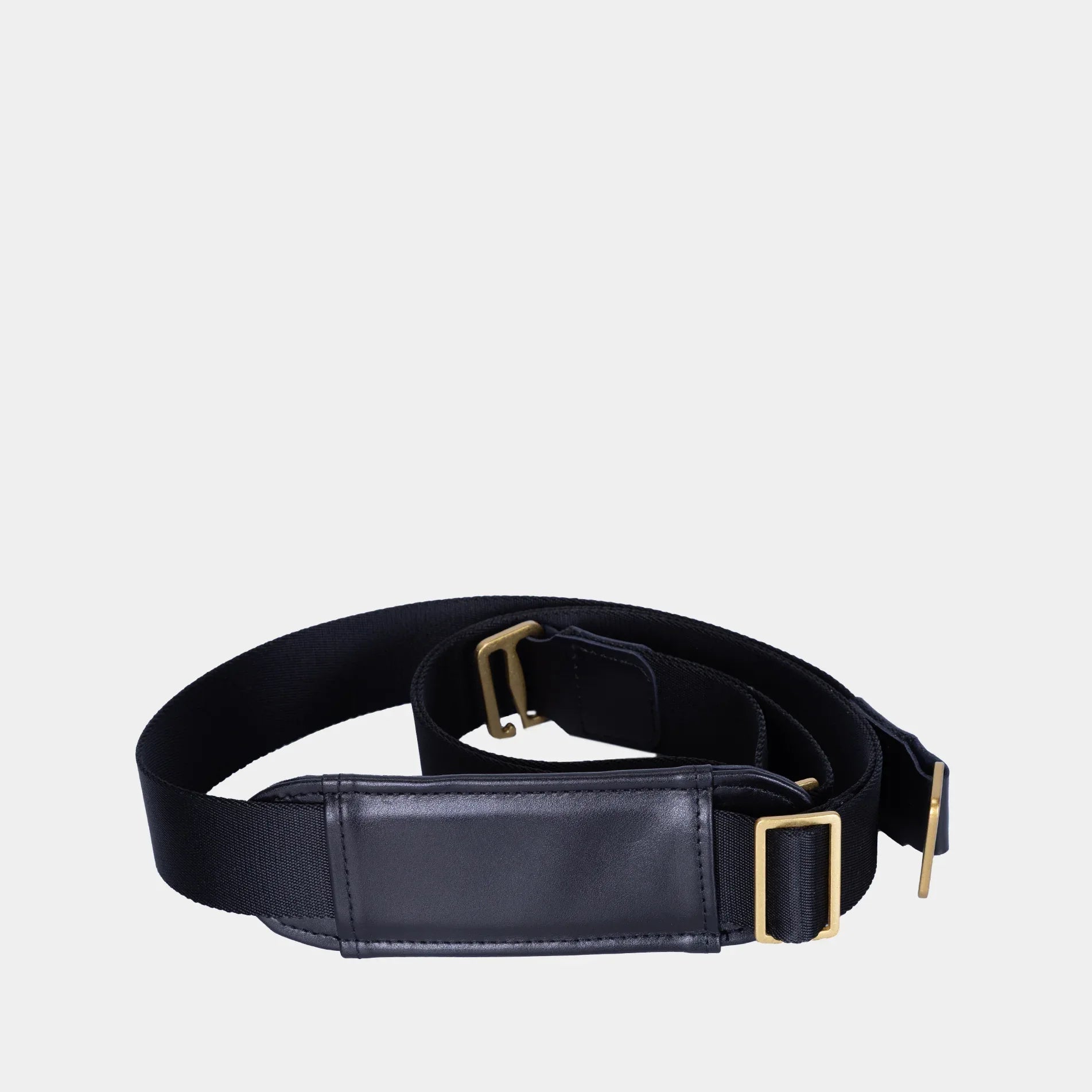 Interior of Nomad duffel bag featuring fabric lining and secure inner zip pocket for valuables