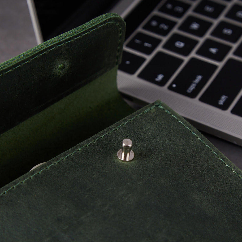 Keep Charger, Cable, and Mouse Organizer in vintage leather