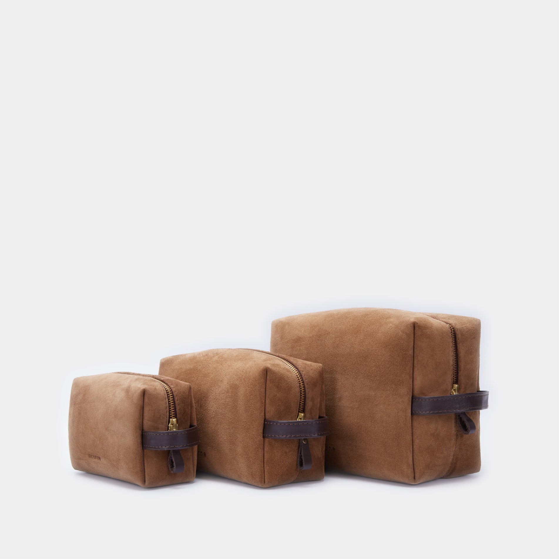 Mirage Large Cosmetic Bag, Rust (velour)