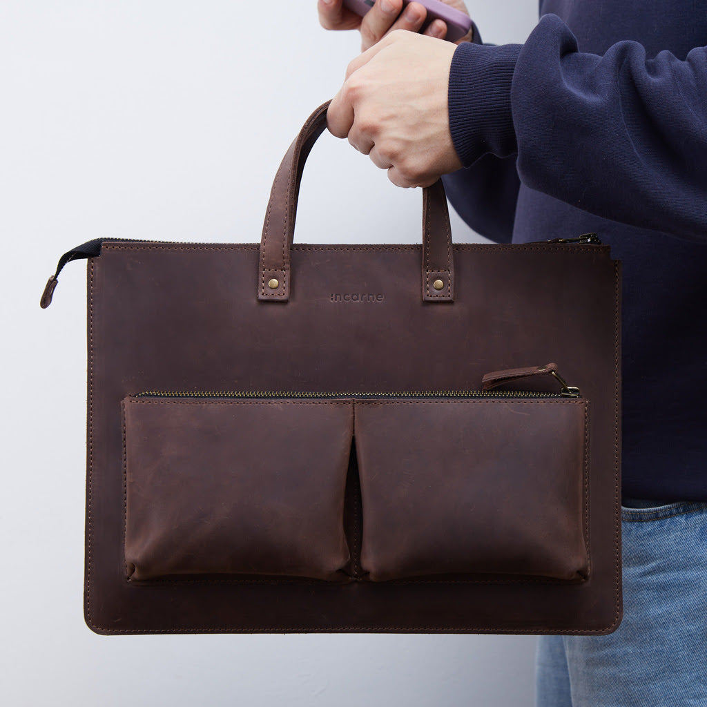 Brave Leather Laptop Sleeve