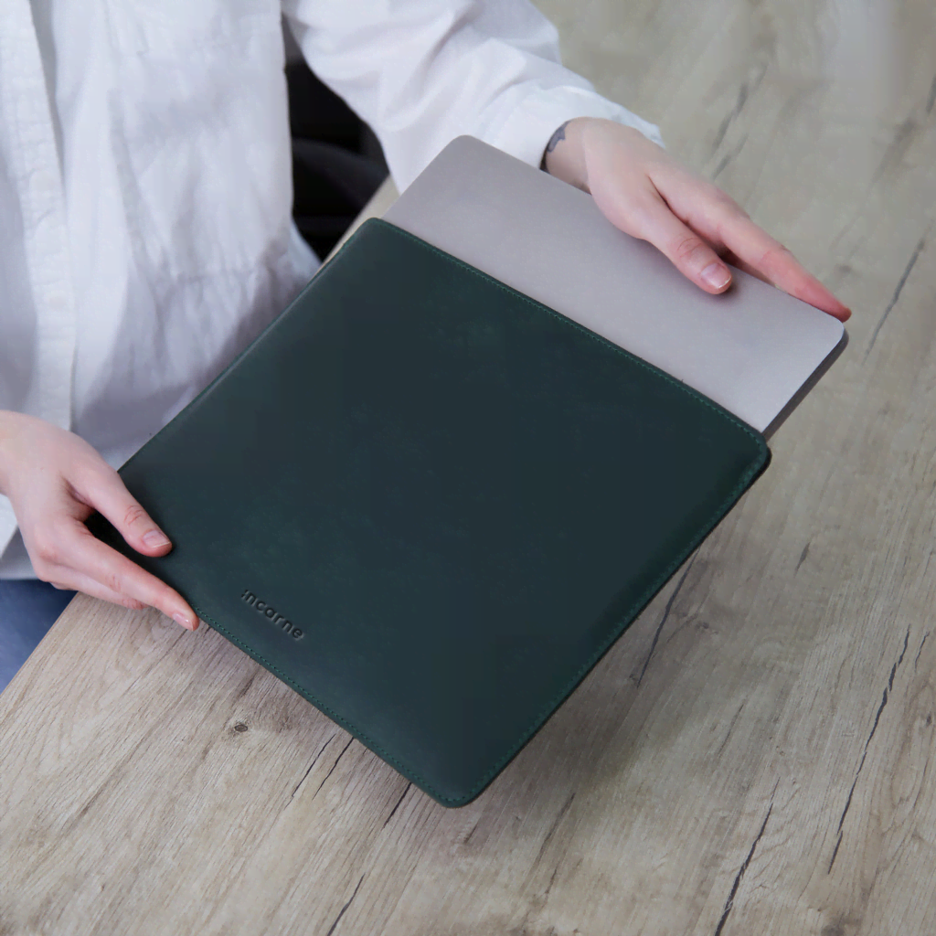 Husă pentru laptop Gamma Plus, verde (vintage)