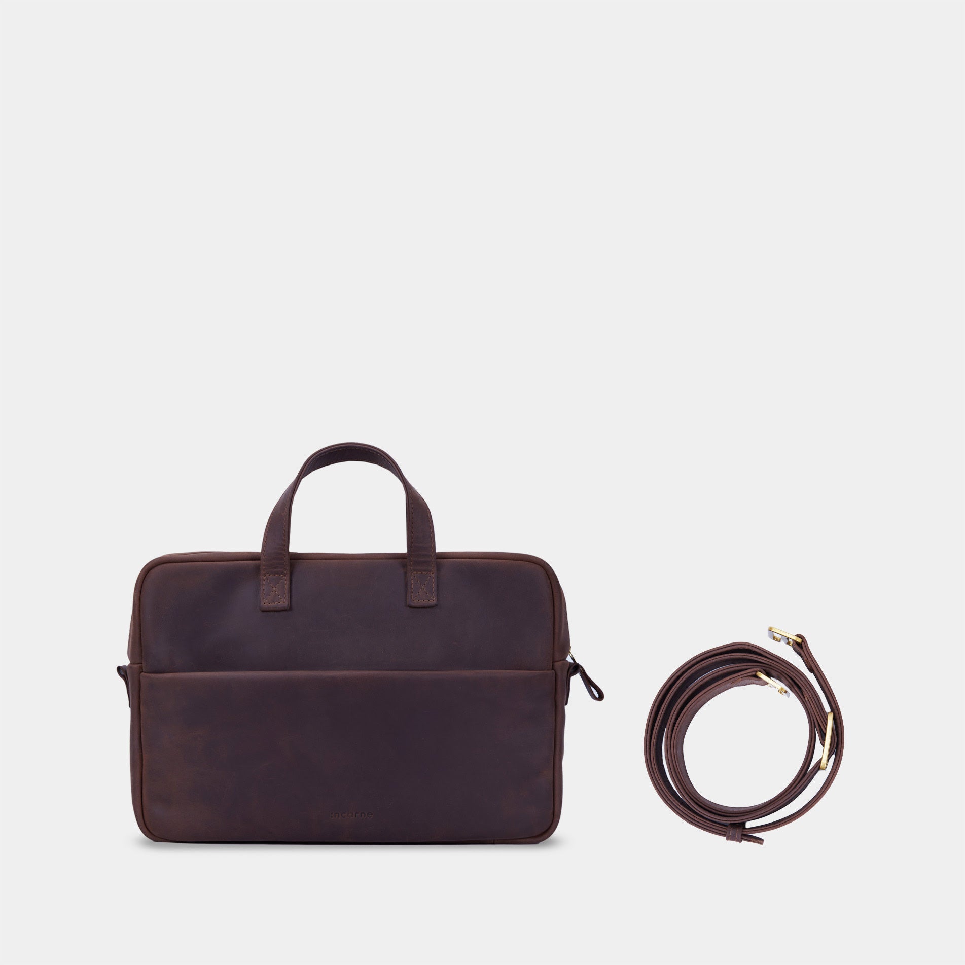 Brief Bag, Brown (vintage)