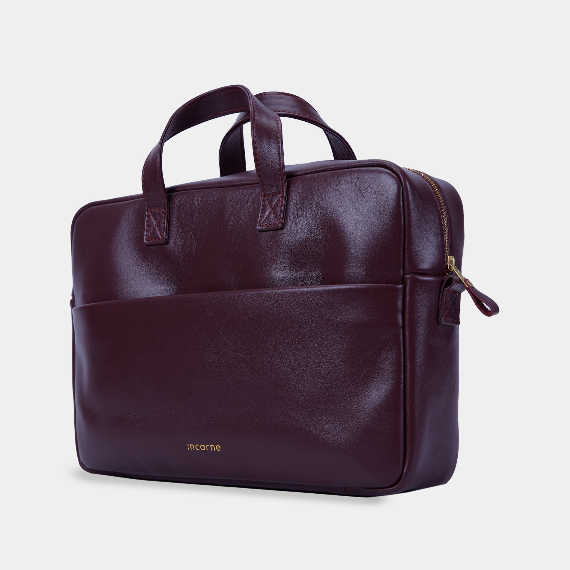 Brief Bag, Burgundy