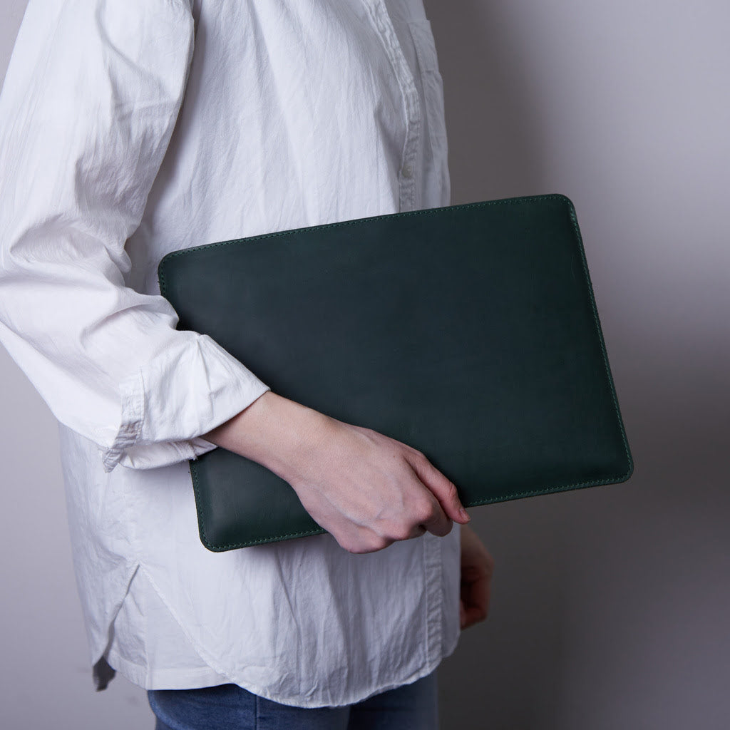 Etui na laptopa Gamma Plus, zielone (vintage)