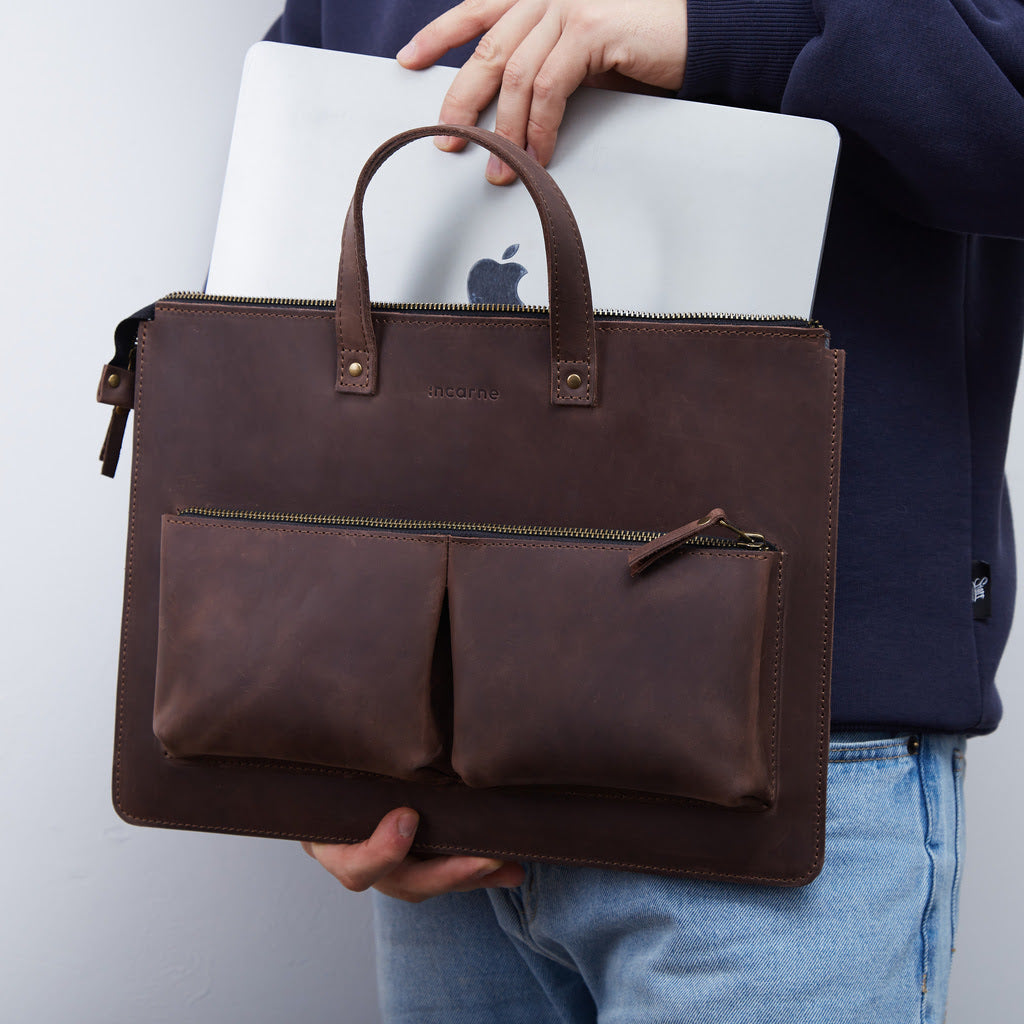 Brave Leather Laptop Sleeve