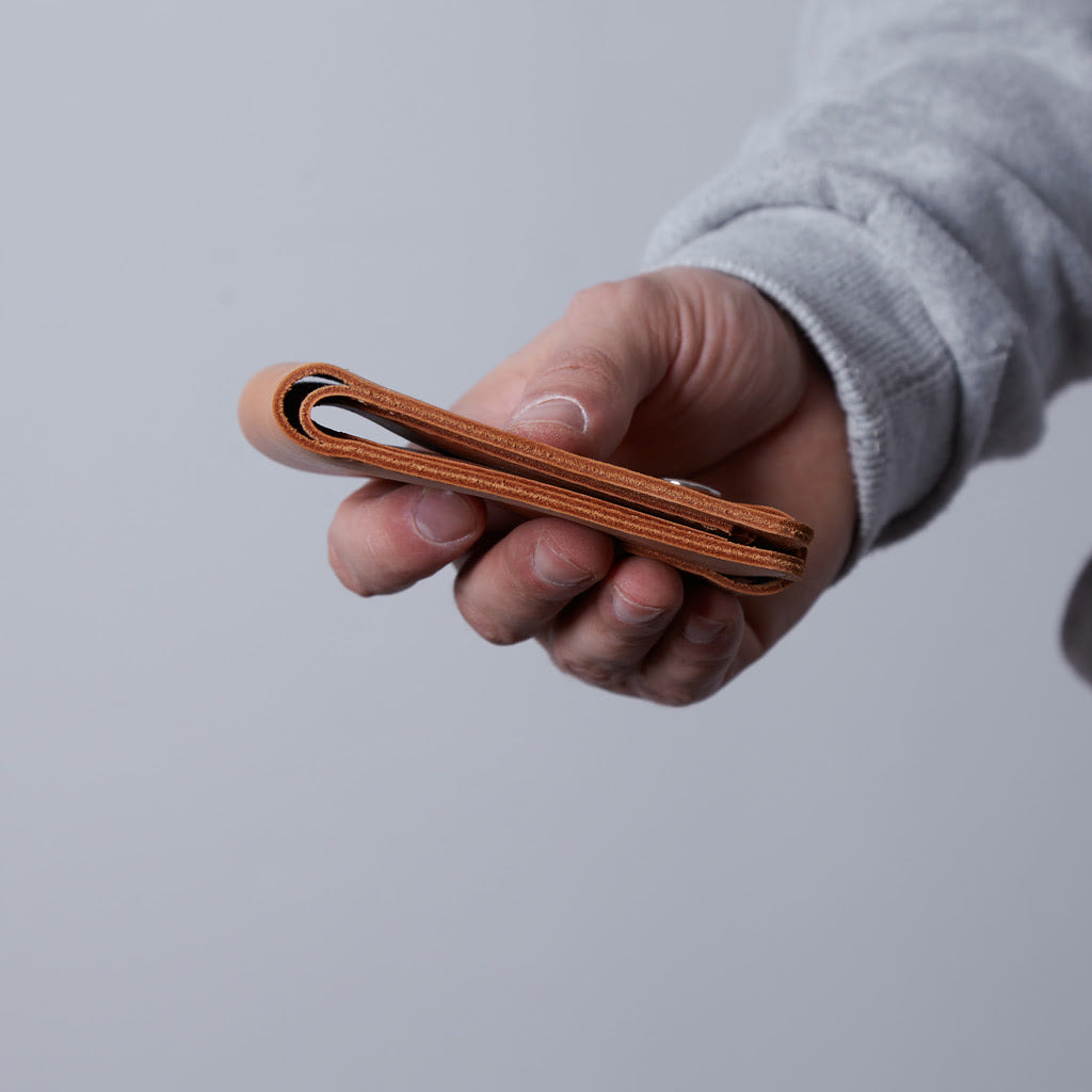 Mini portofel din piele