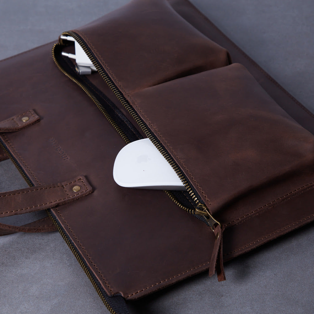 Brave Leather Laptop Sleeve