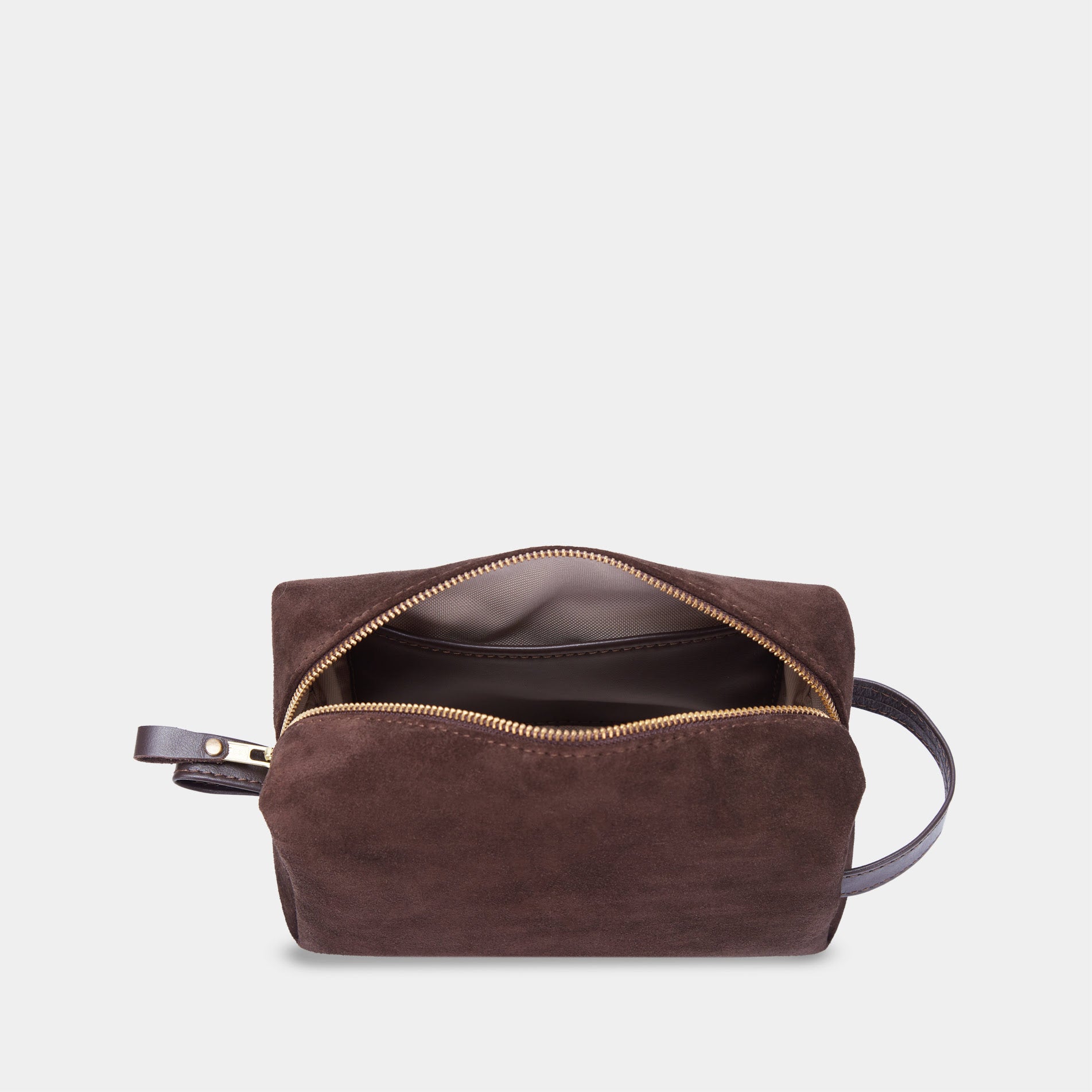 Mirage Large Cosmetic Bag, Brown (velour)