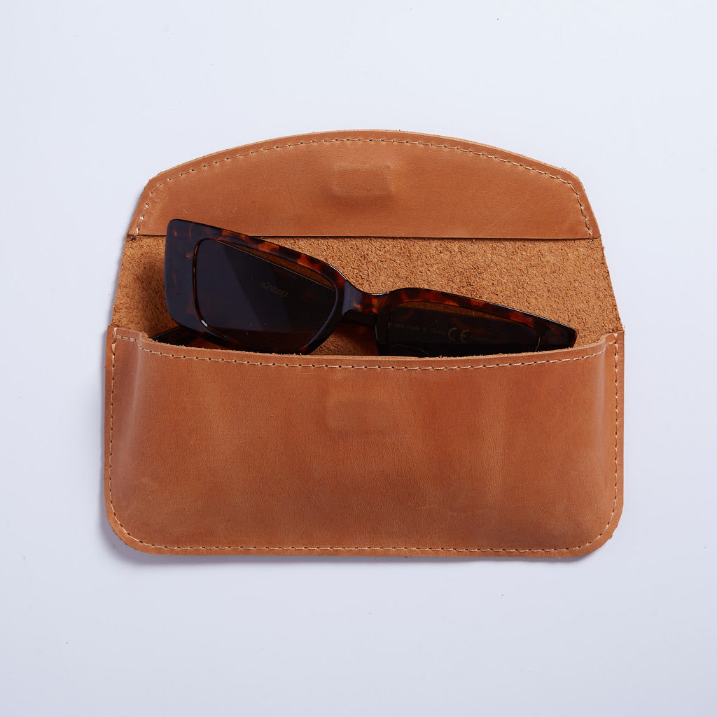 Toc vintage pentru ochelari din piele Ellet