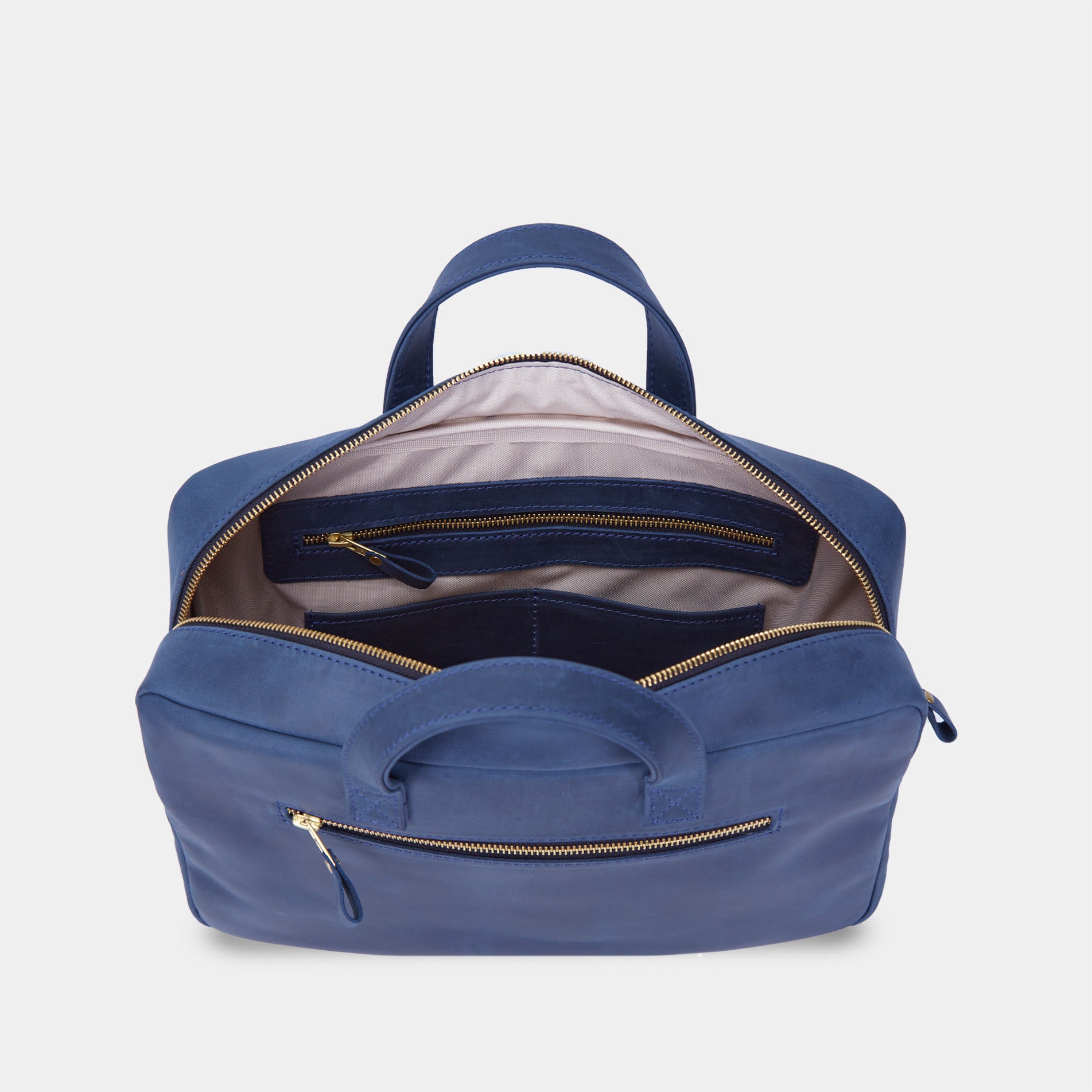 Brief Bag, Blue (vintage)