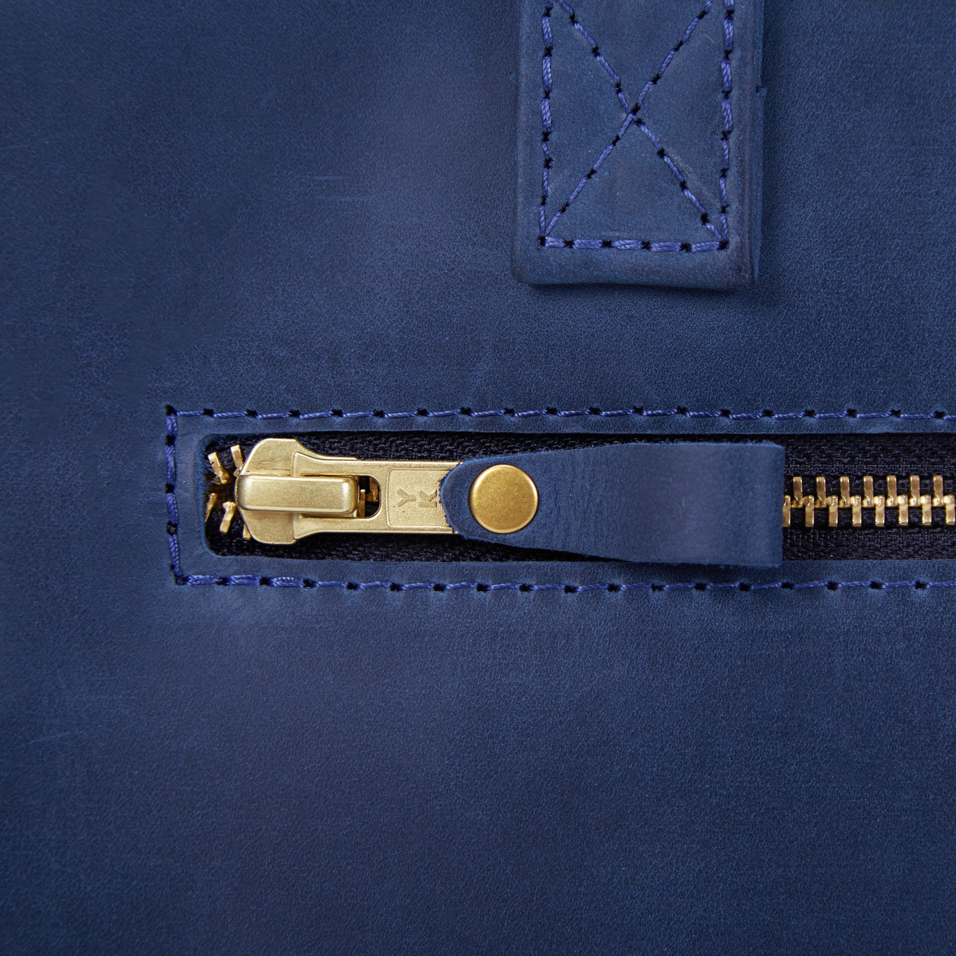 Brief Bag, Blue (vintage)
