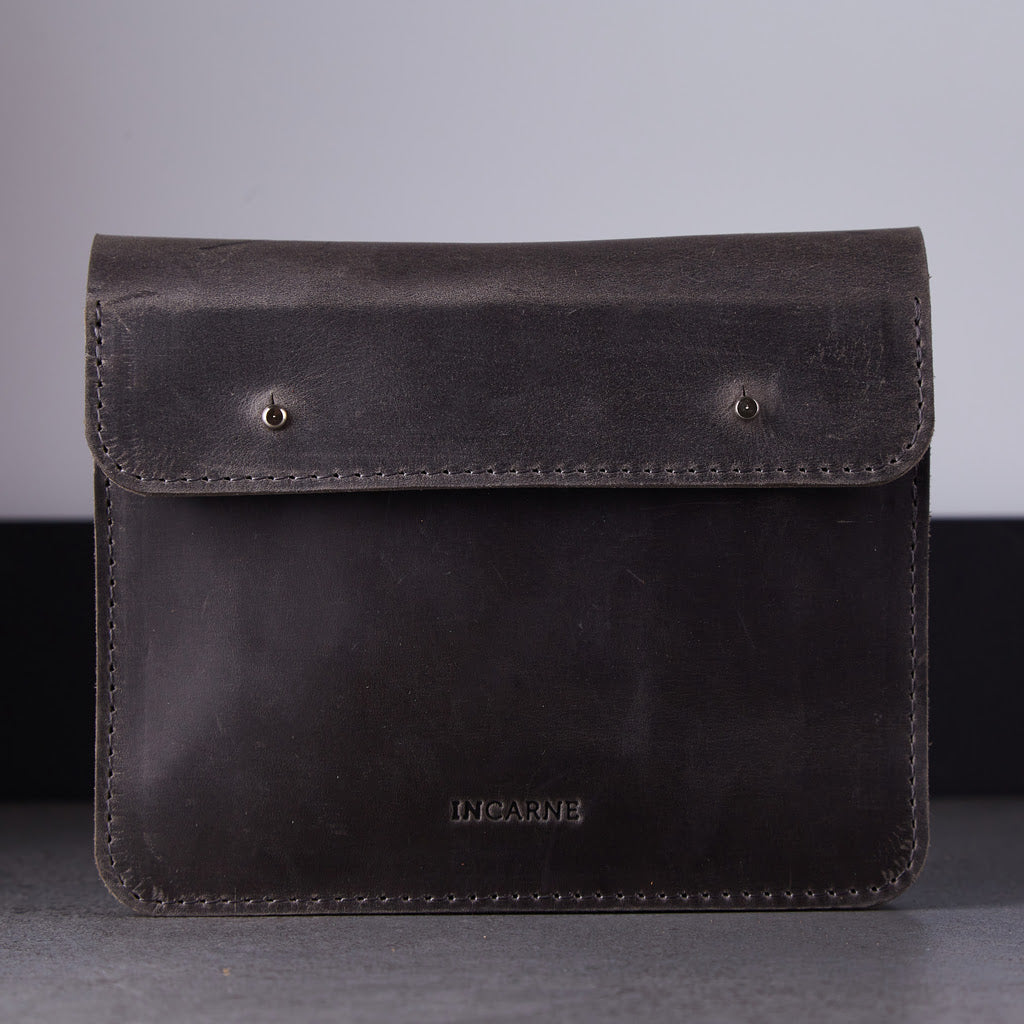 Keep Charger, Cable, and Mouse Organizer in vintage leather
