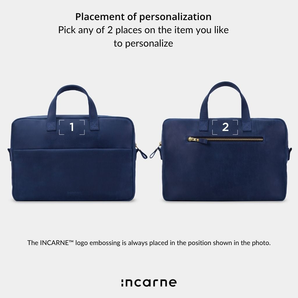 Brief Bag, Blue (vintage)