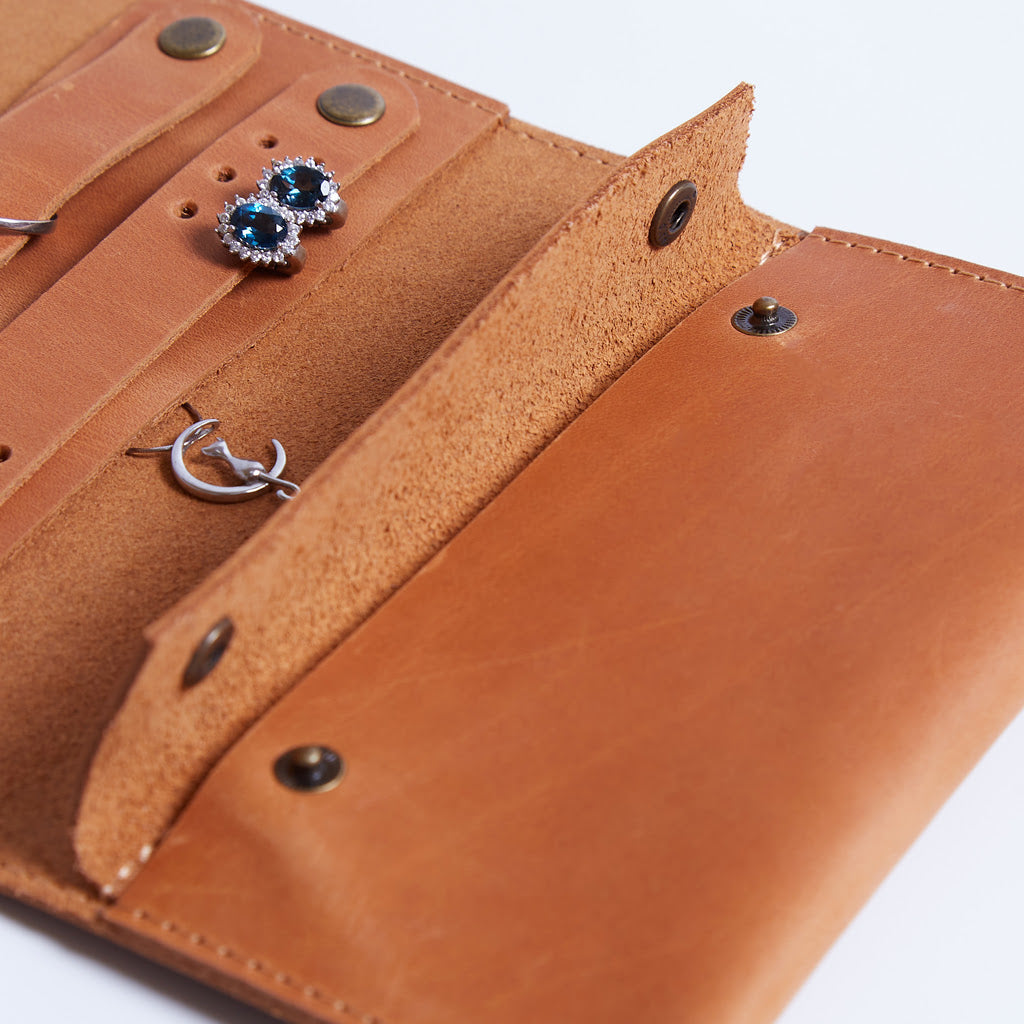 Organizator vintage pentru bijuterii din piele Beauty Weekend