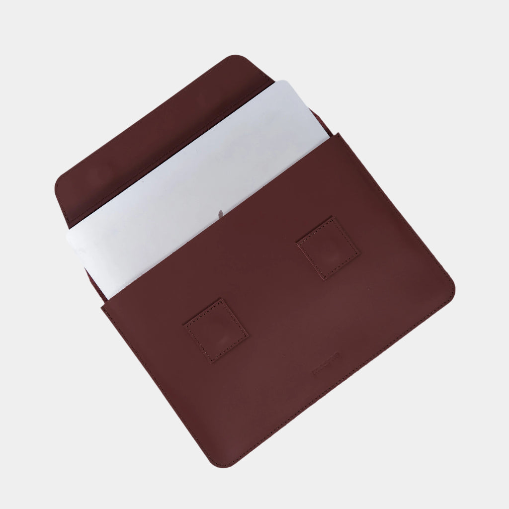 Etui na laptopa Line, brązowe