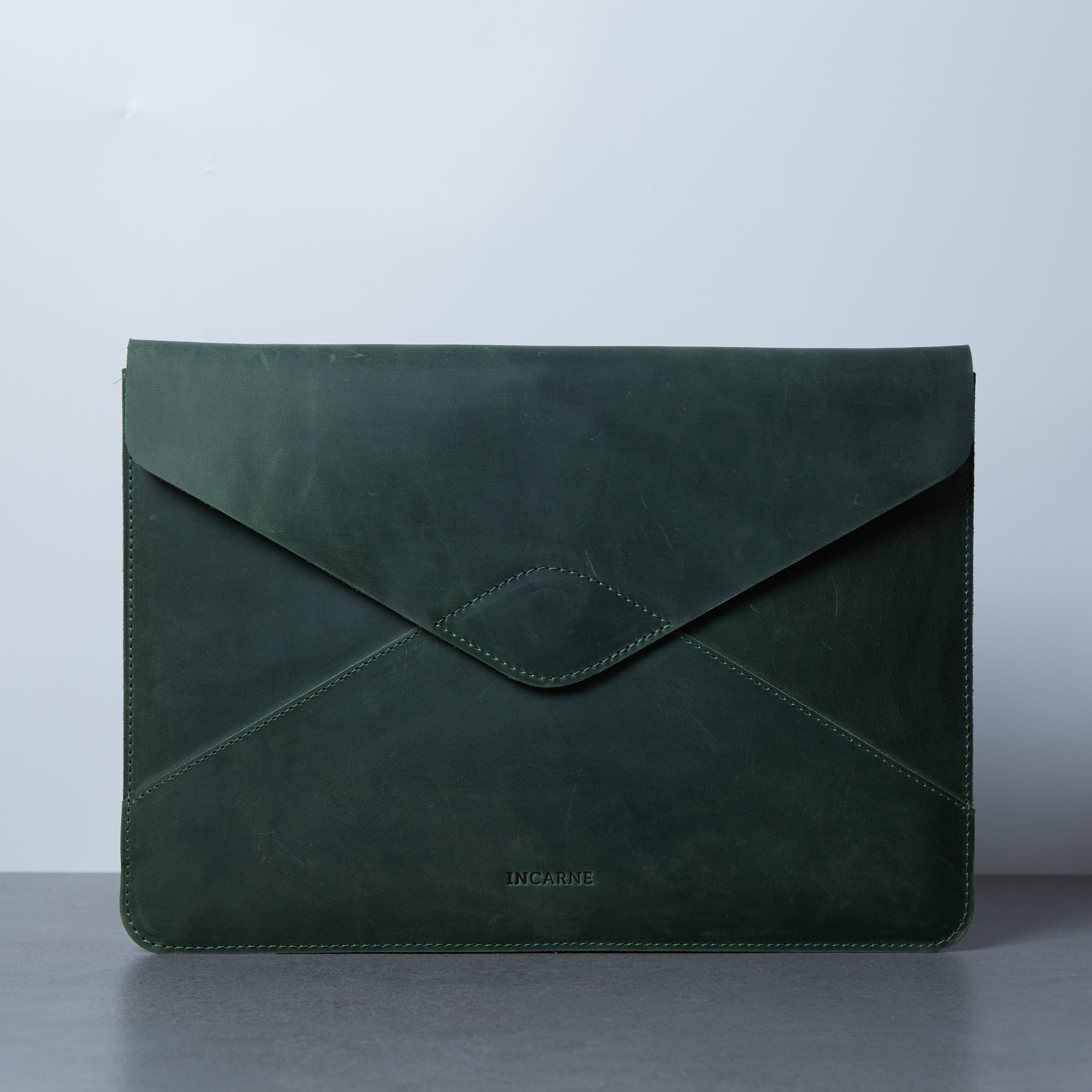 Etui na laptopa Message, zielone (vintage)