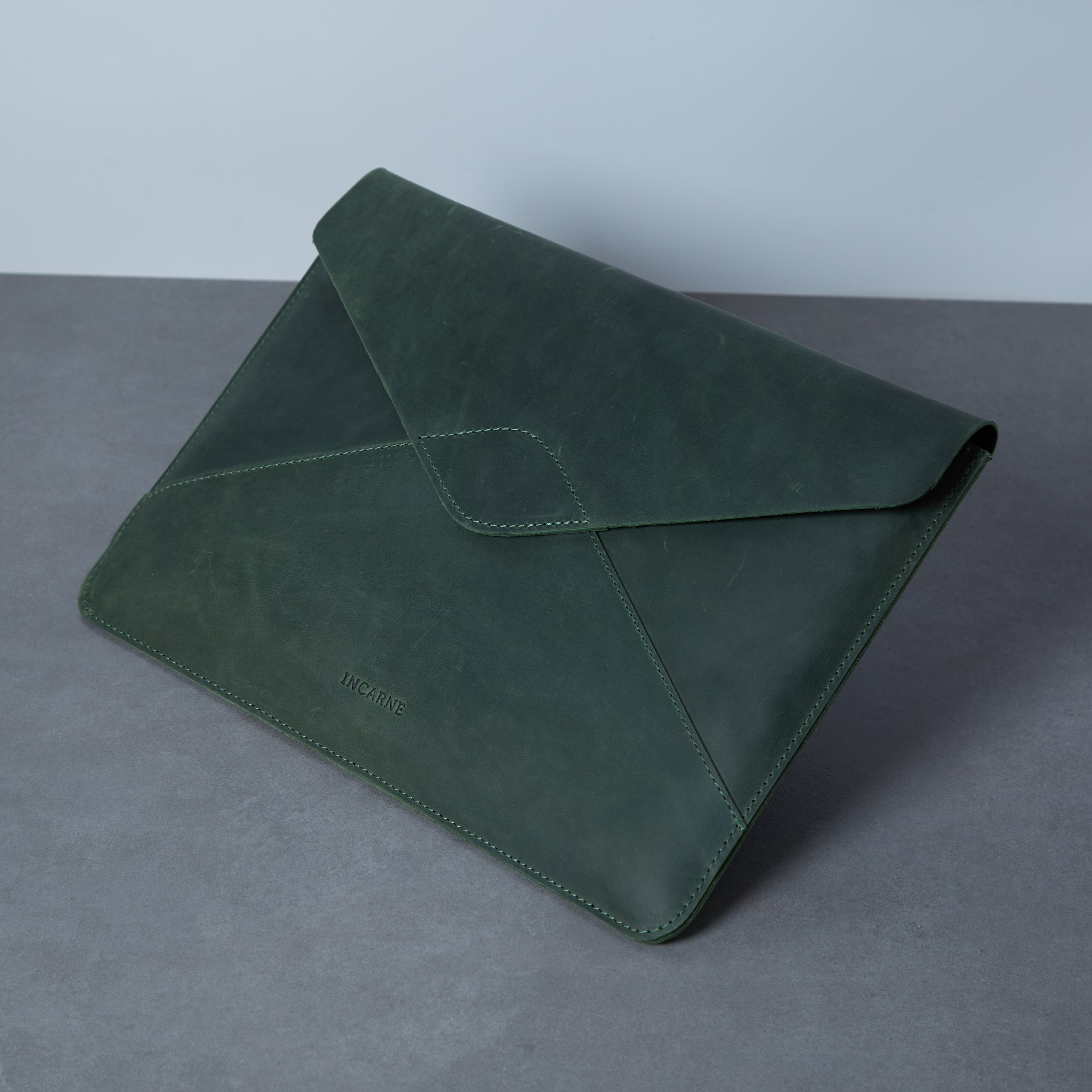 Etui na laptopa Message, zielone (vintage)