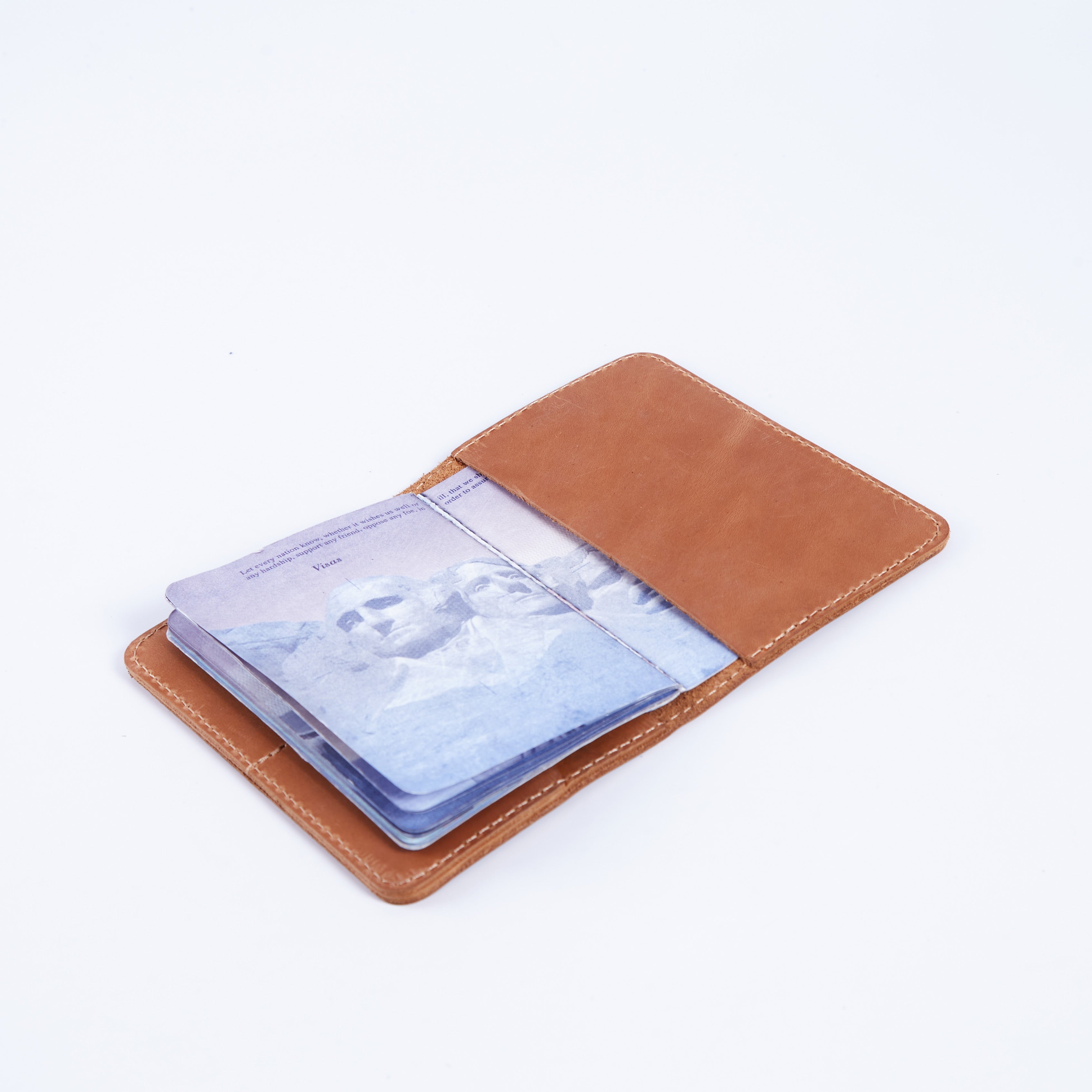 Passport cover with the national symbol of United States