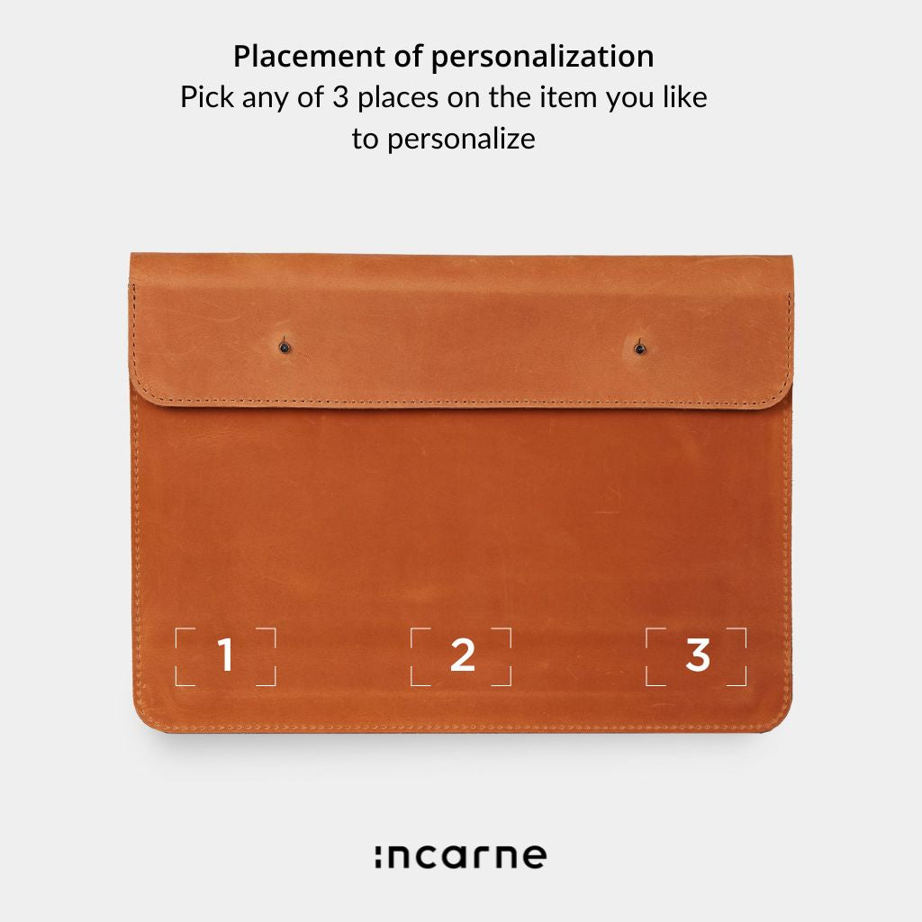 Husă pentru laptop Neat, Cognac (vintage)