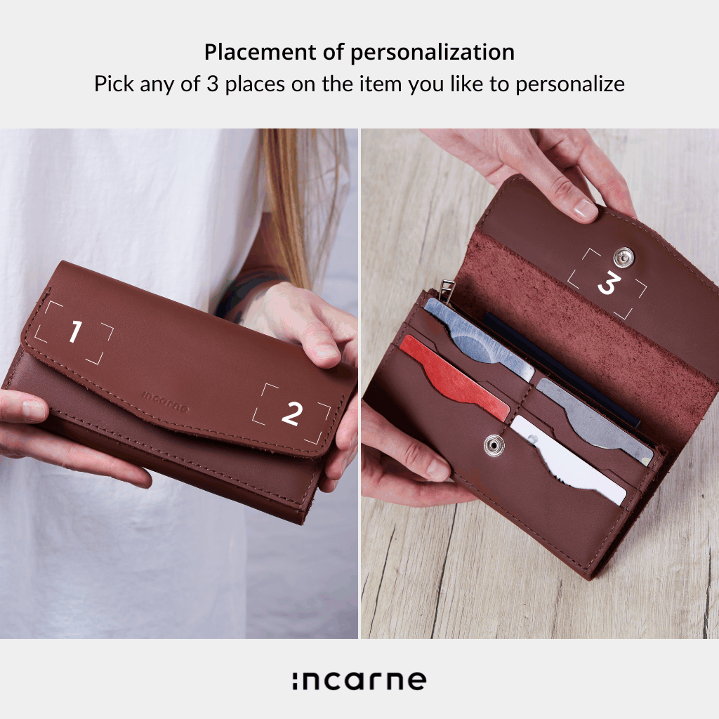 Simple Capacious Wallet Made from Classic Leather