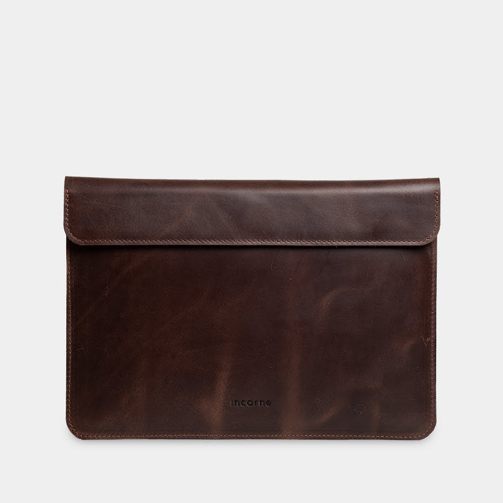 Etui na laptopa Klouz, brązowe (vintage)