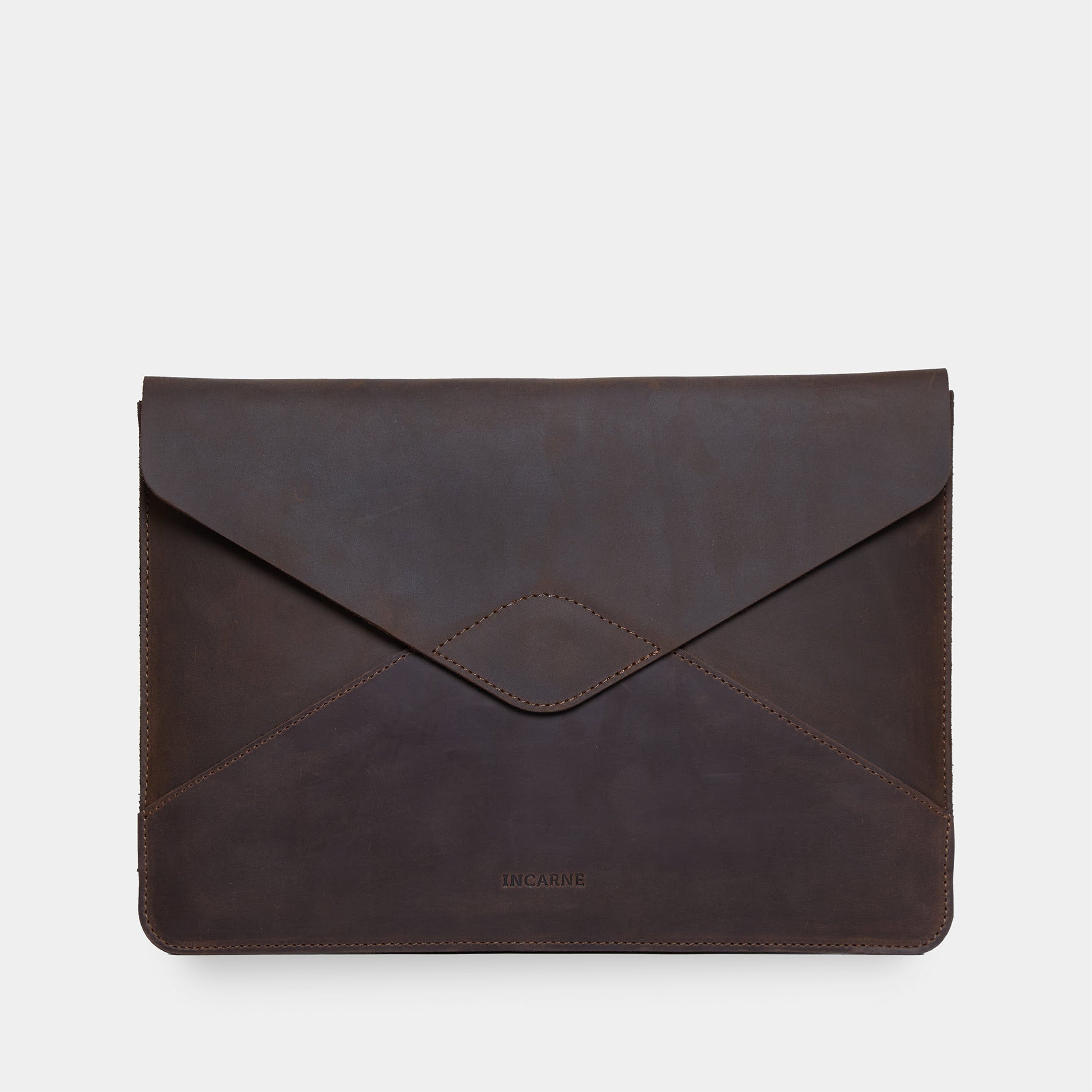 Etui na laptopa Message, brązowe (vintage)