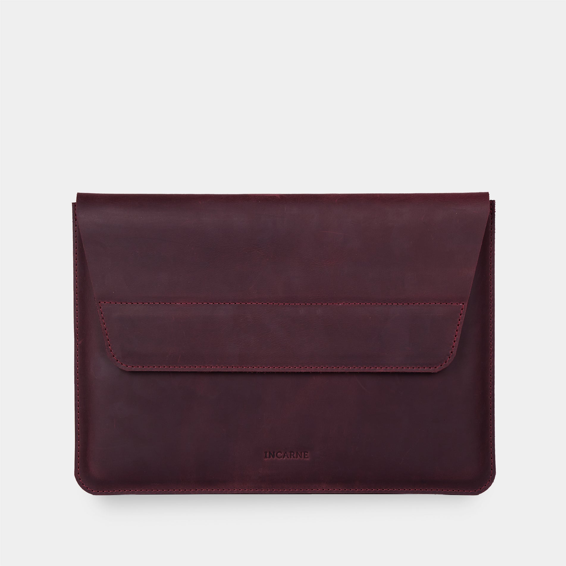 Etui na laptopa Line, bordowy (vintage)
