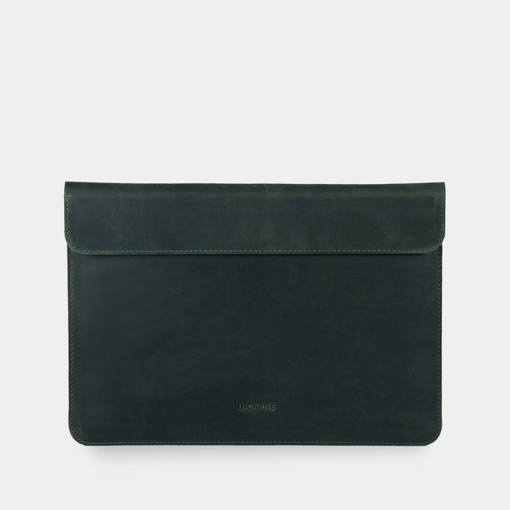 Etui na laptopa Klouz, zielone (vintage)