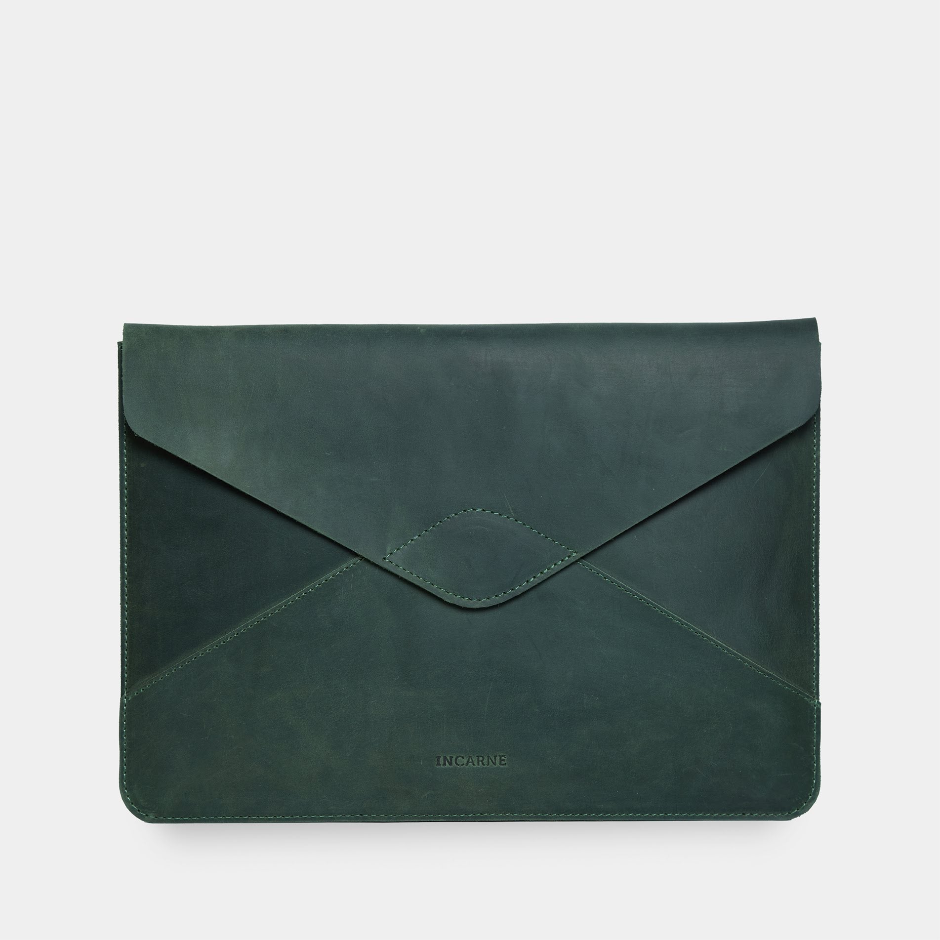 Etui na laptopa Message, zielone (vintage)