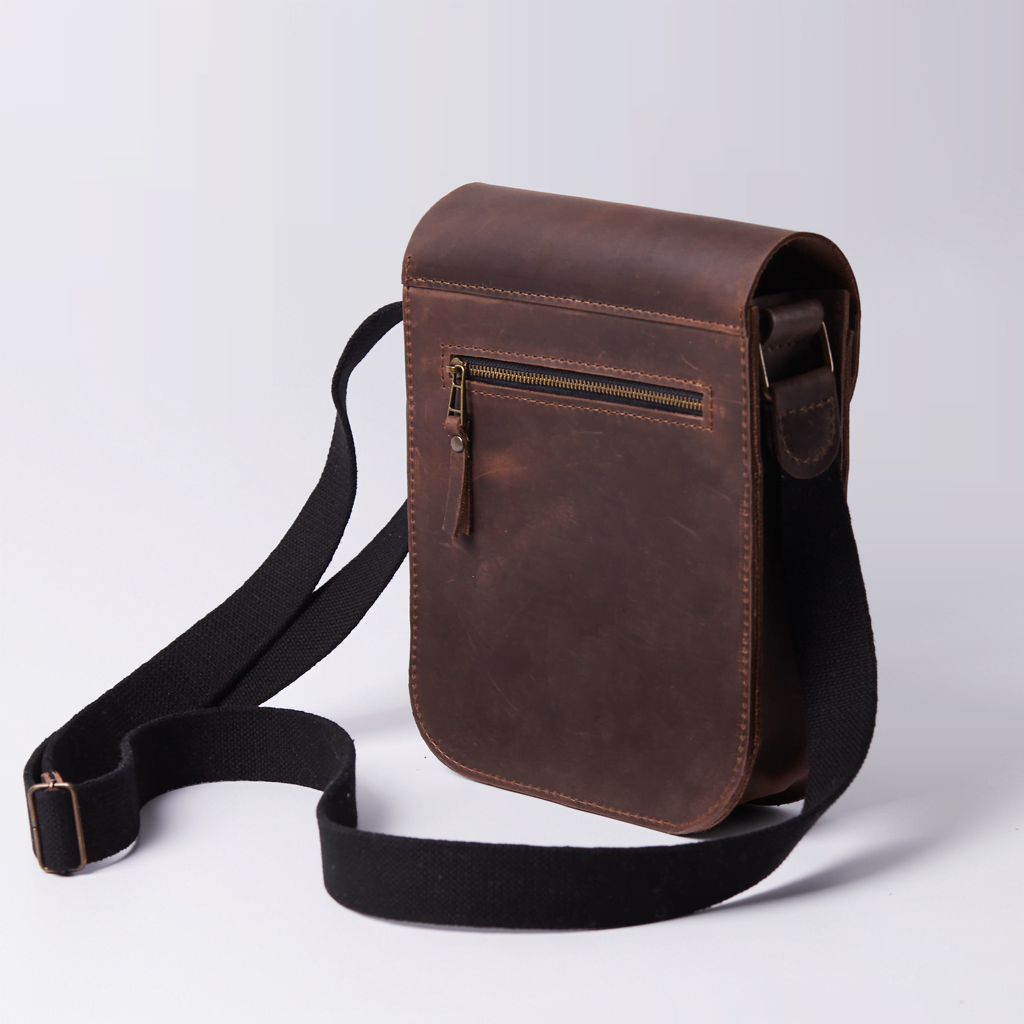 PORTER LEATHER SHOULDER BAG FOR MEN